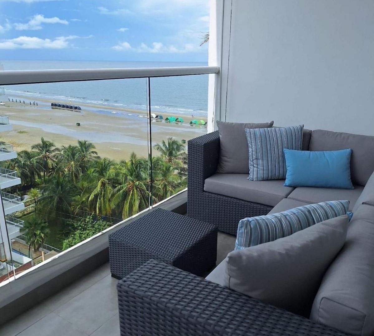 Hermoso Con Vista Al Mar Apartamento